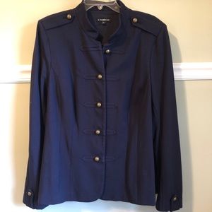 Lane bryant ponte knit military style jacket